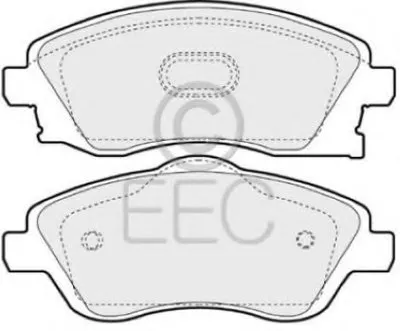 Комплект тормозных колодок, дисковый тормоз EEC купить