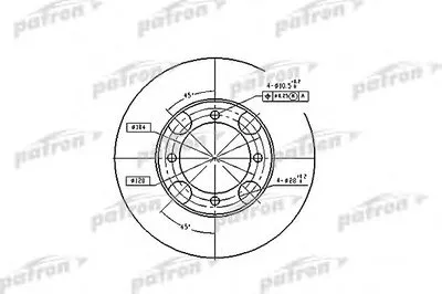 Тормозной диск PATRON купить