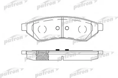 Комплект тормозных колодок, дисковый тормоз PATRON купить