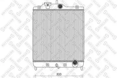 Радиатор, охлаждение двигателя STELLOX купить