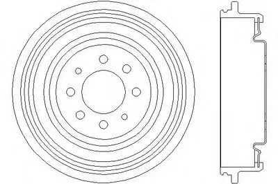 Тормозной барабан HELLA PAGID купить