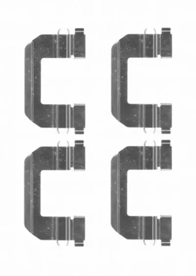 Комплектующие, колодки дискового тормоза HELLA PAGID купить