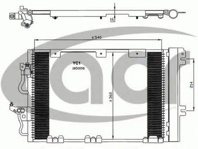 Конденсатор, кондиционер ACR купить