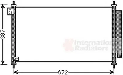 Конденсатор, кондиционер VAN WEZEL купить