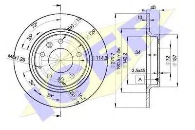 Тормозной диск ICER купить