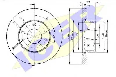 Тормозной диск ICER купить