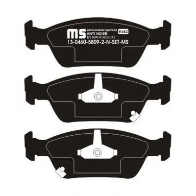 Комплект тормозных колодок, дисковый тормоз Anti-Noise MASTER-SPORT купить
