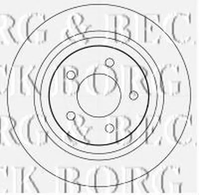 Тормозной диск BORG & BECK купить