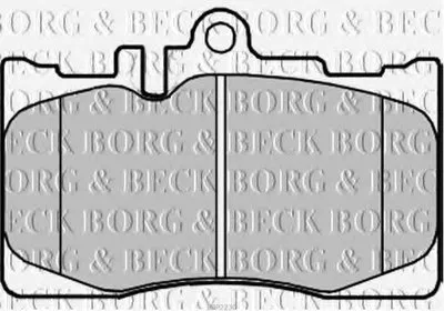 Комплект тормозных колодок, дисковый тормоз BORG & BECK купить