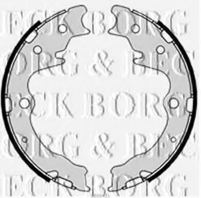 Комплект тормозных колодок BORG & BECK купить