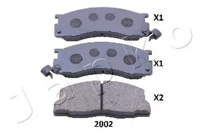 Комплект тормозных колодок, дисковый тормоз JAPKO купить