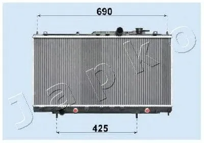 Радиатор, охлаждение двигателя JAPKO купить