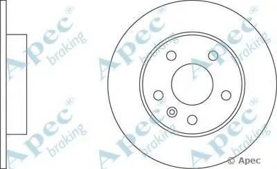 Тормозной диск APEC braking купить