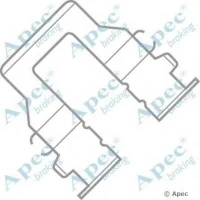 Комплектующие, тормозные колодки APEC braking купить