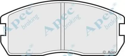 Комплект тормозных колодок, дисковый тормоз APEC braking купить