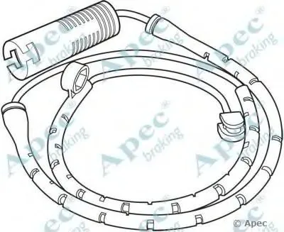 Указатель износа, накладка тормозной колодки APEC braking купить
