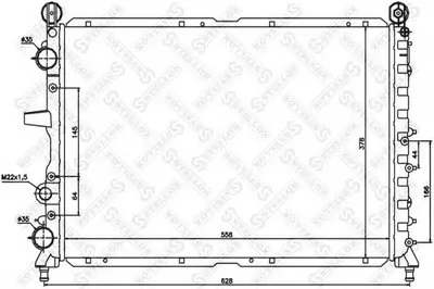 Радиатор, охлаждение двигателя STELLOX купить