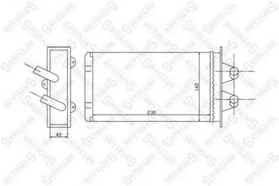 Теплообменник, отопление салона STELLOX купить
