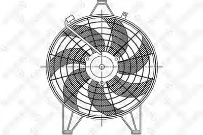 Вентилятор, охлаждение двигателя STELLOX купить