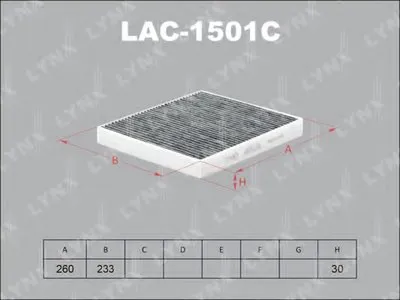 Фильтр, воздух во внутренном пространстве LYNXauto купить