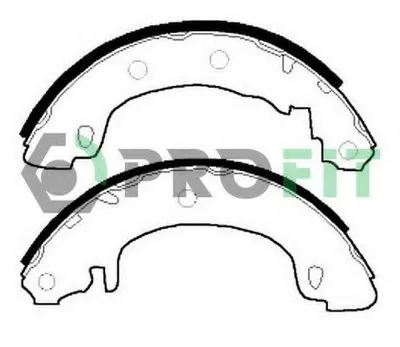 Комплект тормозных колодок PROFIT купить
