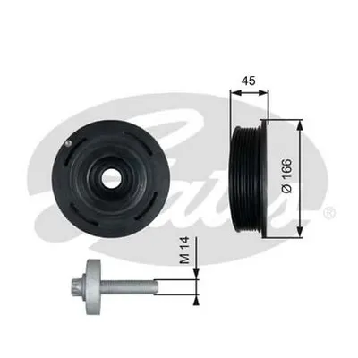 Ременный шкив, коленчатый вал DriveAlign® GATES купить