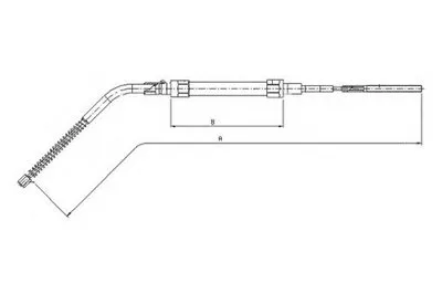 Трос, стояночная тормозная система TEXTAR купить