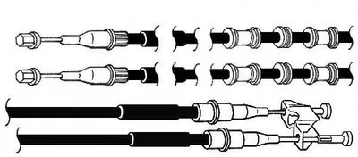 Трос, стояночная тормозная система FERODO купить