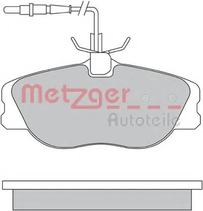 Комплект тормозных колодок, дисковый тормоз METZGER купить