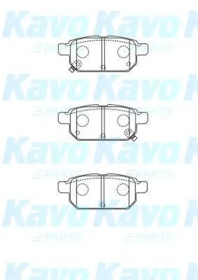 Комплект тормозных колодок, дисковый тормоз MK KASHIYAMA KAVO PARTS купить