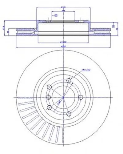 Тормозной диск HC CAR купить