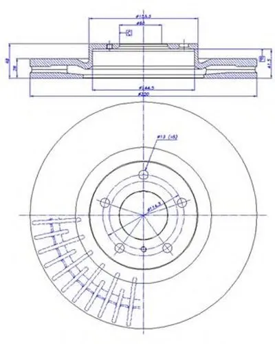 Тормозной диск HC CAR купить