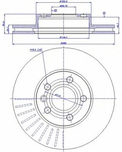 Тормозной диск HC CAR купить