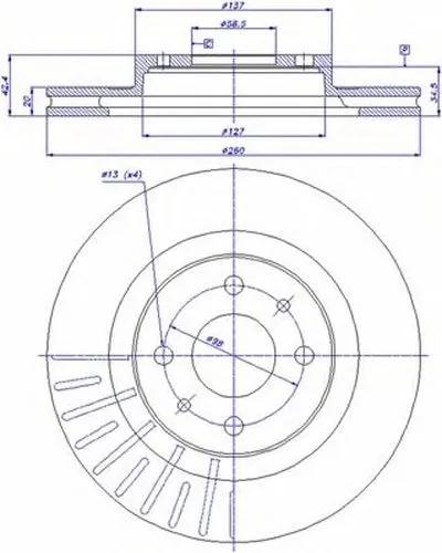 Тормозной диск CAR купить