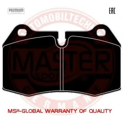 Комплект тормозных колодок, дисковый тормоз Anti-Noise MASTER-SPORT купить