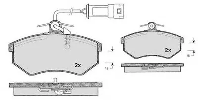 Комплект тормозных колодок, дисковый тормоз RAICAM купить