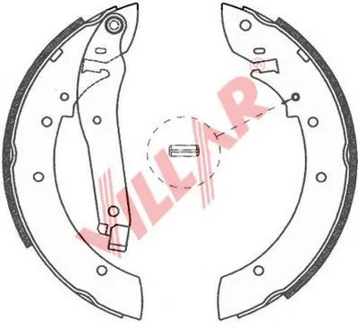 Комплект тормозных колодок VILLAR купить