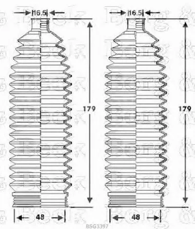 Пыльник, рулевое управление BORG & BECK купить