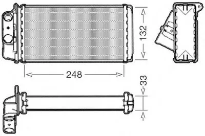 Теплообменник, отопление салона CTR купить