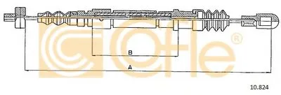 Трос, стояночная тормозная система COFLE купить