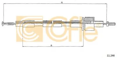 Тросик сцепления COFLE купить