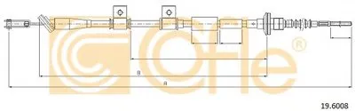 Тросик сцепления COFLE купить