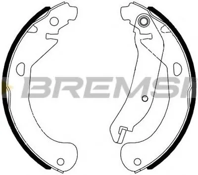 Комплект тормозных колодок BREMSI купить
