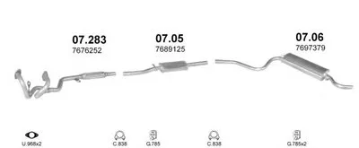 Система выпуска ОГ POLMO купить