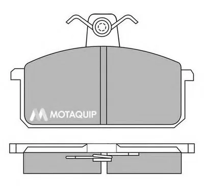 Комплект тормозных колодок, дисковый тормоз MOTAQUIP купить