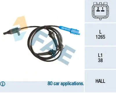 Датчик, частота вращения колеса FAE купить
