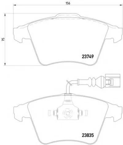 Комплект тормозных колодок, дисковый тормоз HELLA купить