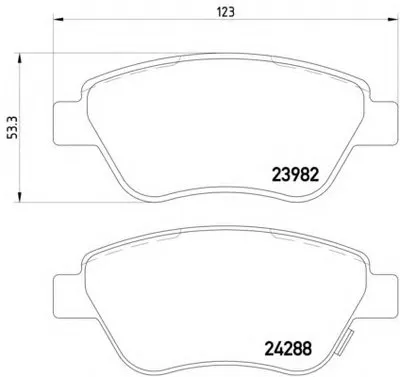 Комплект тормозных колодок, дисковый тормоз HELLA купить