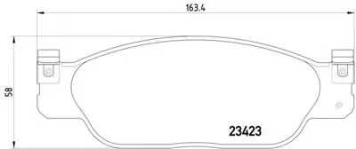 Комплект тормозных колодок, дисковый тормоз HELLA купить