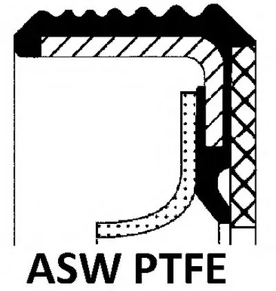 Уплотняющее кольцо, распределительный вал; Уплотнительное кольцо ELRING купить